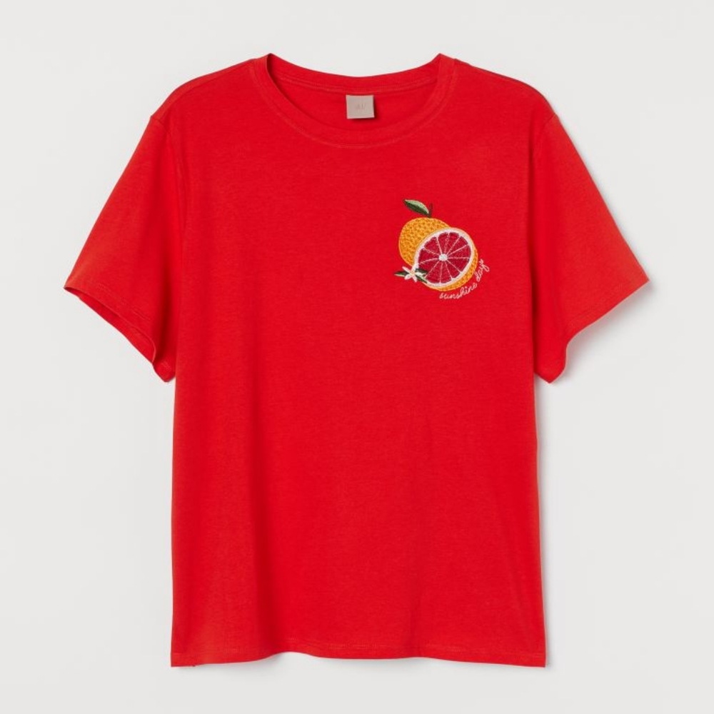 H&M Grapefruit T Shirt